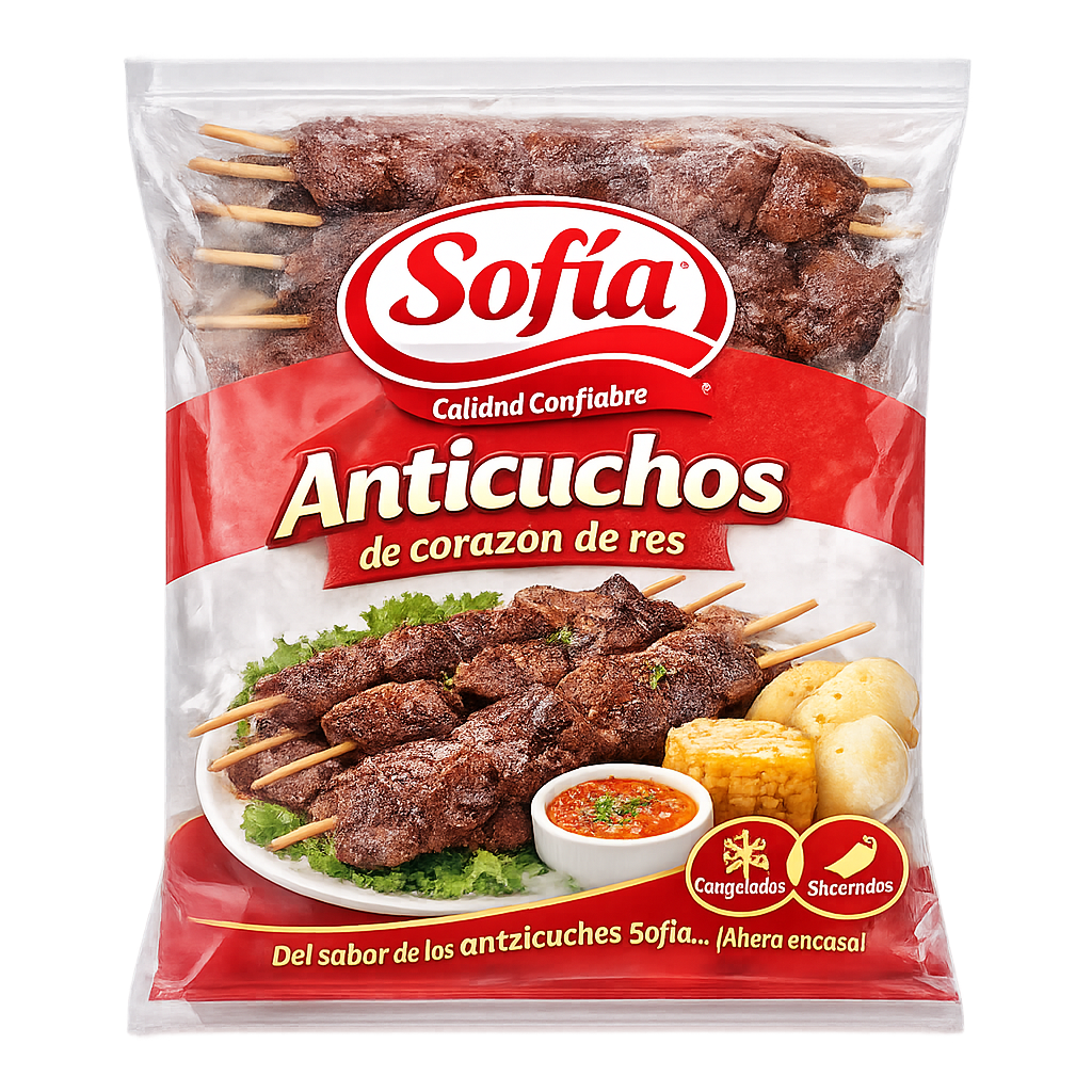 Anticuchos congelados Sofía