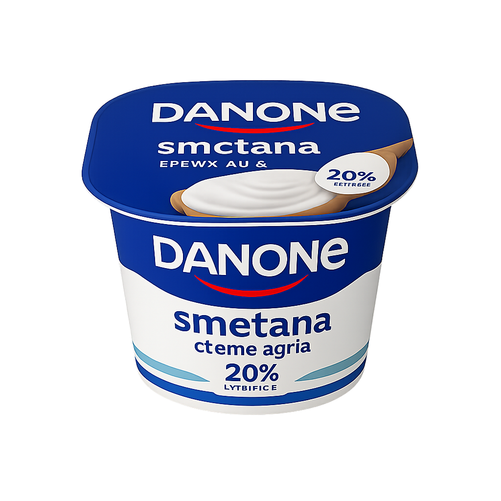 Crema agria Smetana Danone