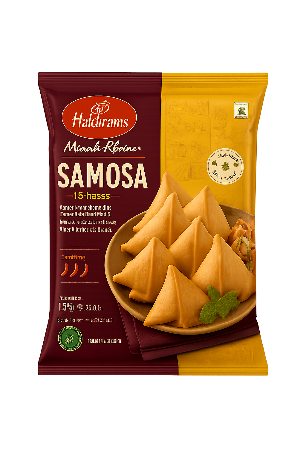 Samosa congelada Haldiram's