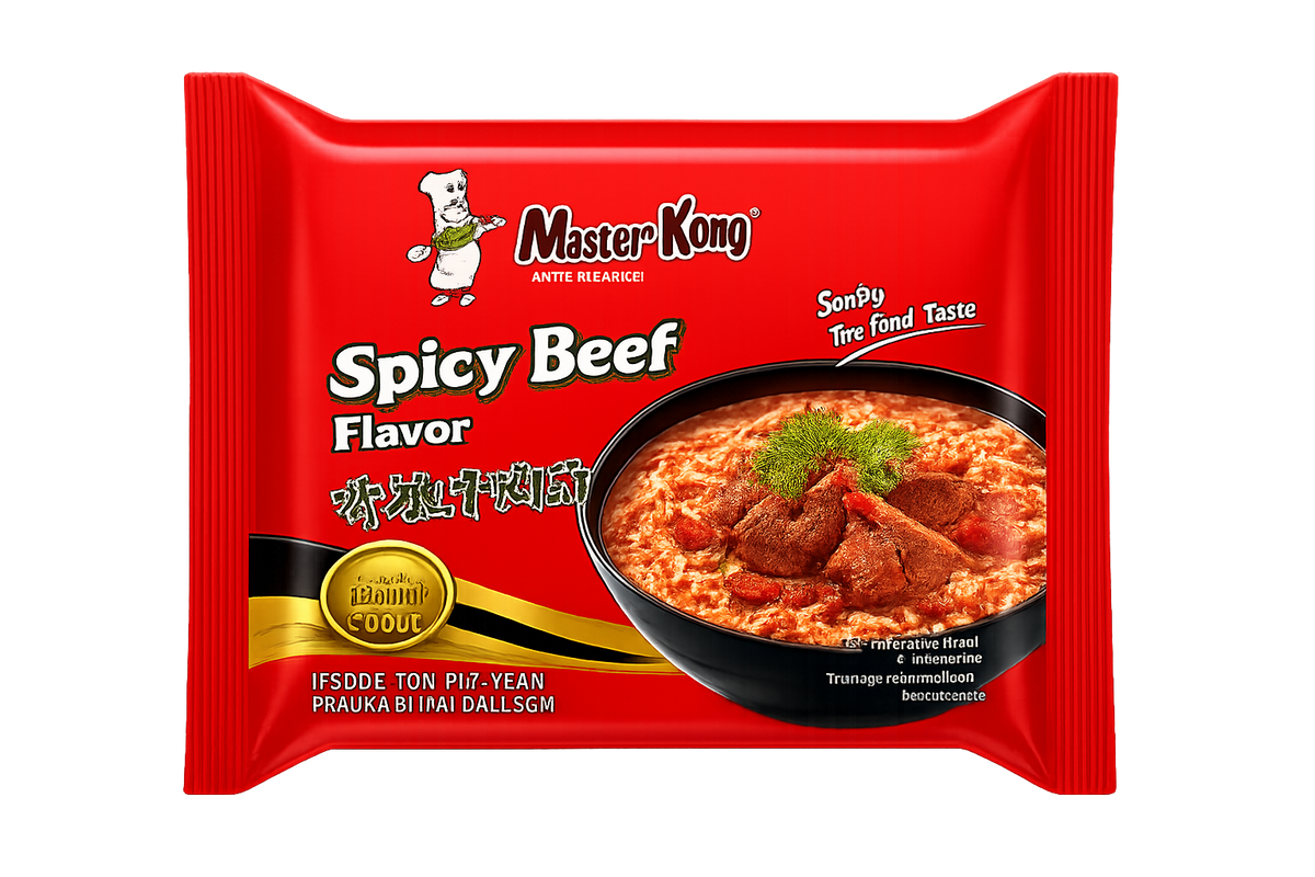 Fideos instantáneos Master Kong