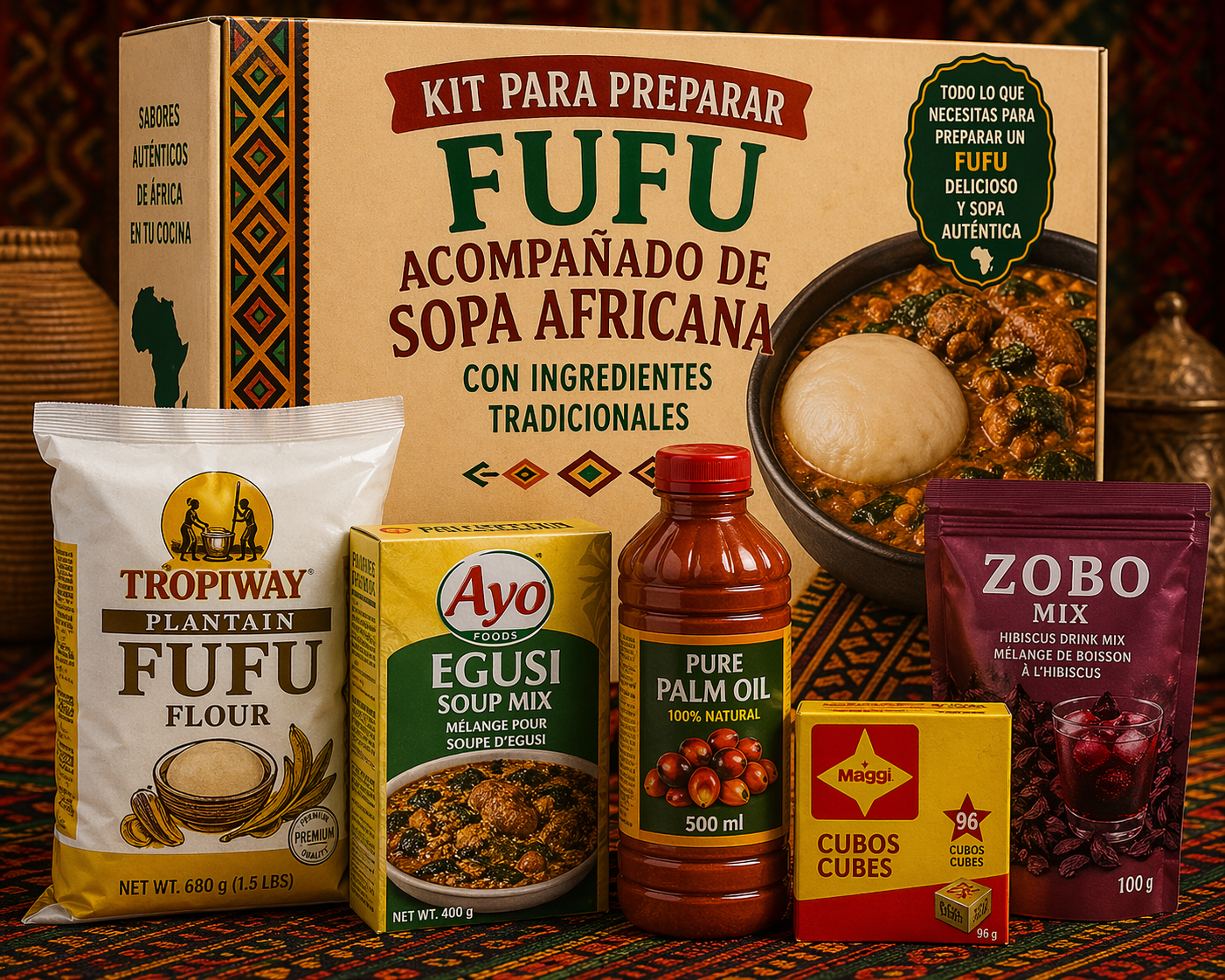 Fufu y Sopa Tradicional