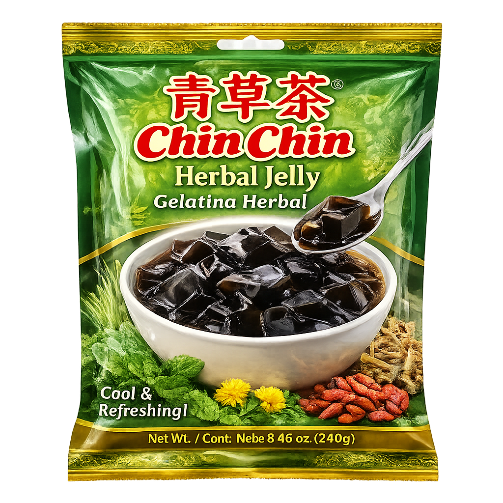 Gelatina herbal Chin Chin
