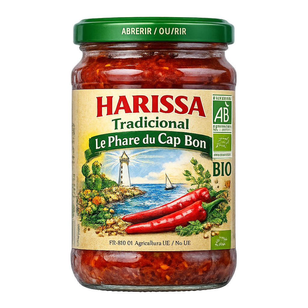 Harissa Tradicional Le Phare du Cap Bon BIO