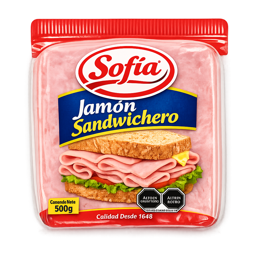 Jamón sandwichero Sofía