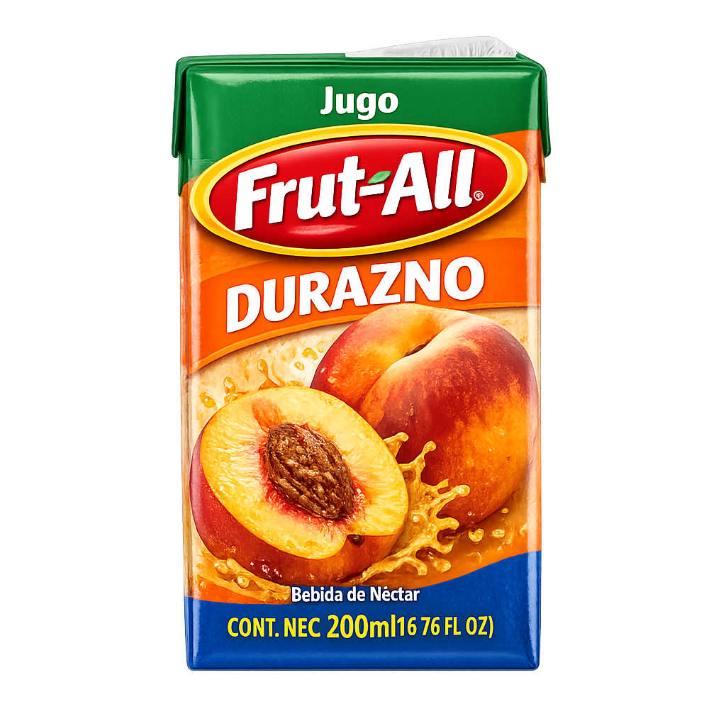 Jugo Frut-All durazno
