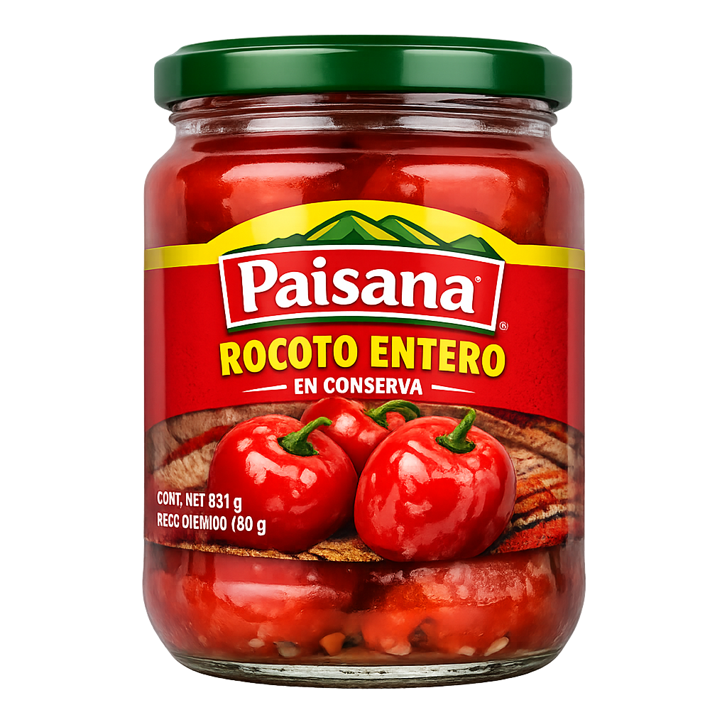 Rocoto entero en conserva Paisana