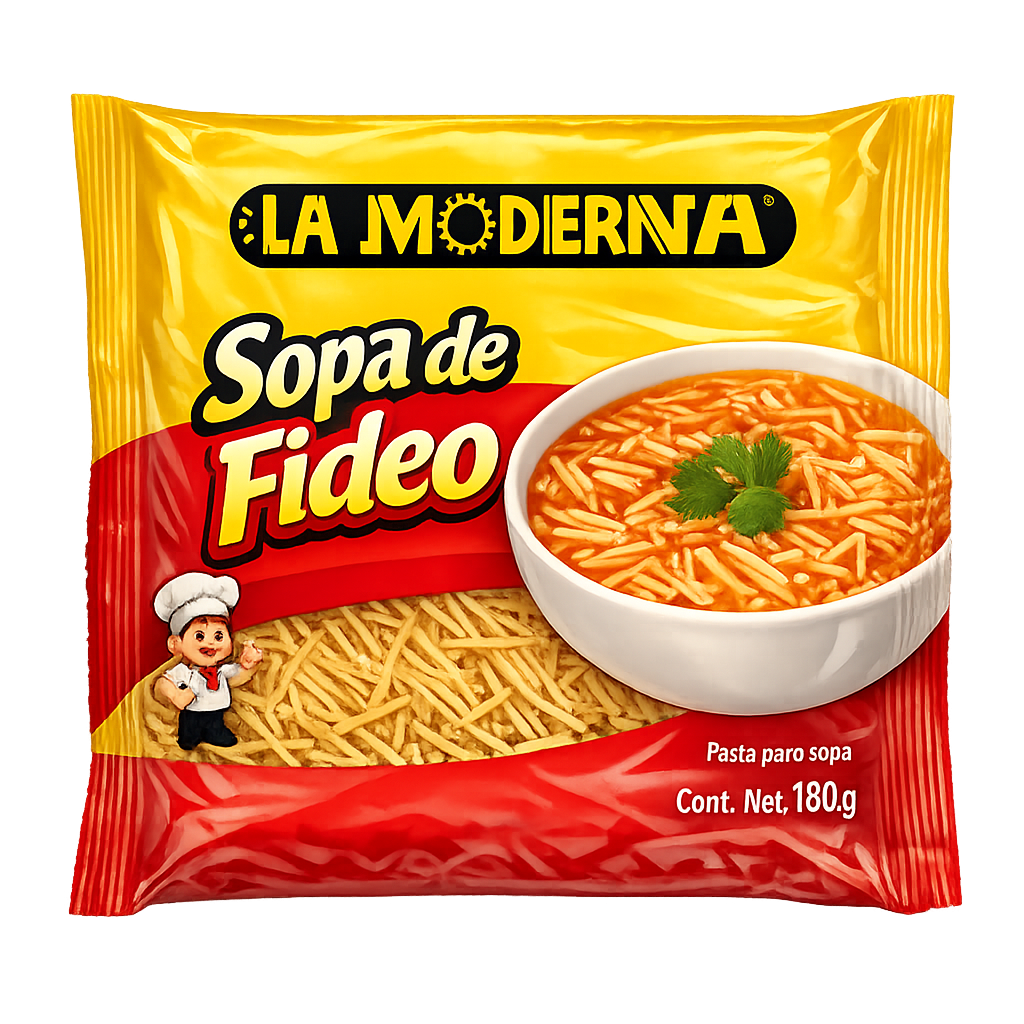 Sopa de fideo La Moderna