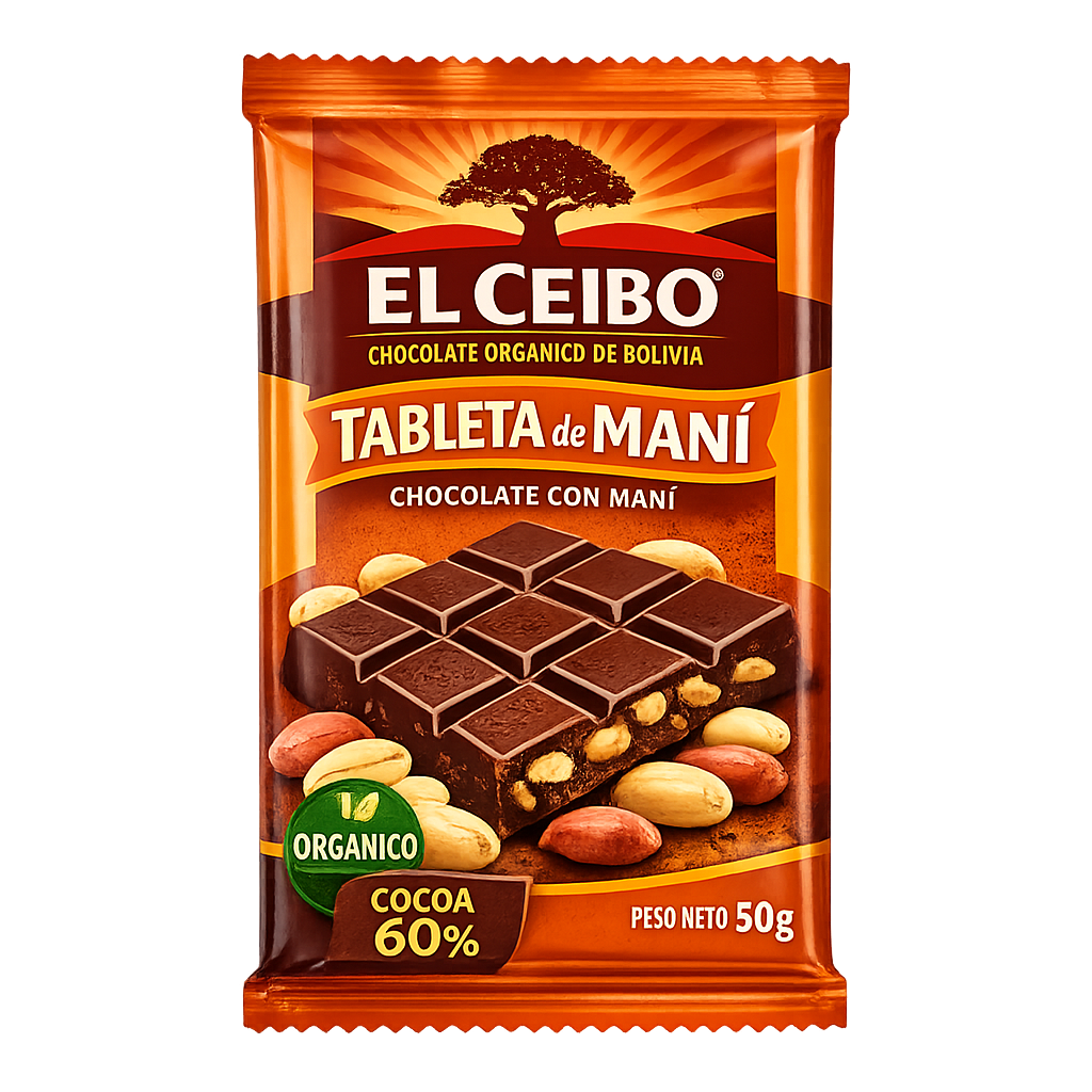 Tableta de maní El Ceibo