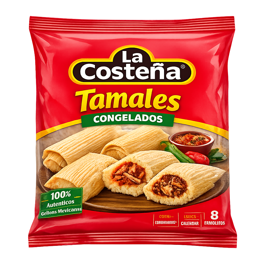 Tamales congelados La Costeña